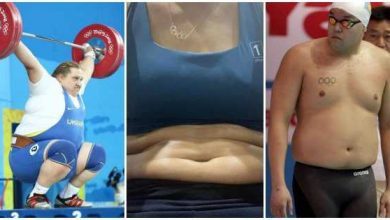 Минута отдыха "Фу, у них жир и целлюлит!": тела олимпийских спортсменов, которые далеки от идеалов (15 фото) Спорт 