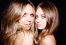 Минута отдыха Лени Клум - дочь супермодели Хайди Клум, которая не уступает в красоте звездной маме (16 фото) Знаменитости 