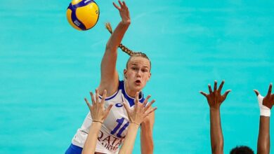 Минута отдыха Российские волейболистки одержали вторую победу на чемпионате Европы Спорт 