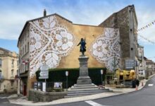 Минута отдыха Кружевные рисунки Nespoon на фасадах зданий (9 фото) Интересное 