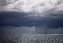 Минута отдыха Власти Сочи предупредили о возможных смерчах над морем Интересное 