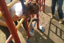 Минута отдыха В Уфе. Лесенка – не держи (1 фото) Дети 