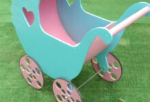 Минута отдыха Детская коляска из фанеры Дети 