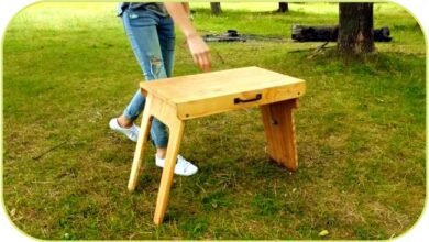 Минута отдыха Складной столик-дипломат своими руками Полезности 