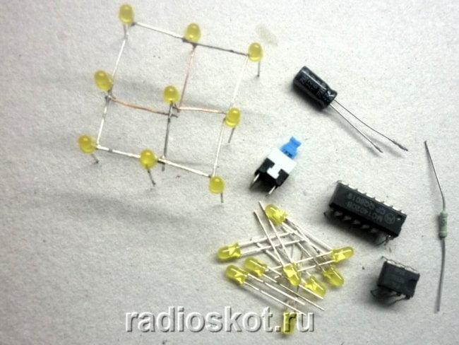 Минута отдыха Светодиодный кубик на 27 светодиодов Полезности  