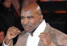 Минута отдыха Холифилд оказался тяжелее Белфорта на 9 кг Спорт 