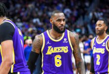 Минута отдыха Леброн Джеймс дисквалифицирован на один матч за удар по лицу Стюарта Спорт 