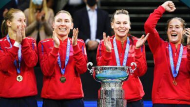 Минута отдыха Российские теннисистки выиграли Кубок Билли Джин Кинг Спорт 