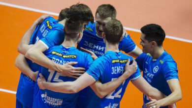 Минута отдыха Казанский «Зенит» досрочно выиграл регулярный чемпионат Суперлиги по волейболу Спорт 