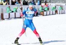 Минута отдыха Латыпов оставил не у дел топовых лыжников. Удивительная заруба на финише марафона. Видео Спорт 