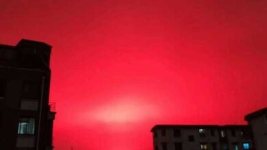 Минута отдыха Жуть! В Китае красное небо напугало жителей. Но этому есть объяснение Интересное  Минута отдыха Жуть! В Китае красное небо напугало жителей. Но этому есть объяснение Интересное