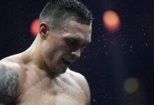 Минута отдыха Лучший боксёр мира отправил Усика на настил ринга. На украинца было больно смотреть Спорт 