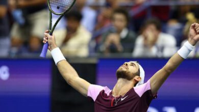 Минута отдыха «Теперь вы меня любите». Российский теннисист отомстил за Медведева и покорил Америку Спорт  Минута отдыха «Теперь вы меня любите». Российский теннисист отомстил за Медведева и покорил Америку Спорт