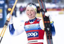 Минута отдыха Шведская лыжница забыла стартовый номер в туалете перед финалом спринта в Ливиньо Спорт 