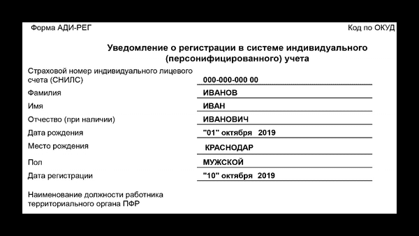 Страховой номер индивидуального лицевого счета что это такое?