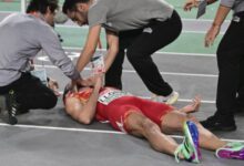 Минута отдыха Страшное падение на чемпионате Европы. Бегуна без сознания увезли в больницу Спорт 