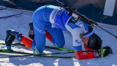 Минута отдыха Драма молодого биатлониста на чемпионате России. На Михаила было больно смотреть. Видео Спорт  Минута отдыха Драма молодого биатлониста на чемпионате России. На Михаила было больно смотреть. Видео Спорт