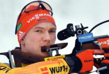 Минута отдыха Немецкий биатлонист Долль выиграл индивидуальную гонку на этапе Кубка мира в Швеции Спорт 