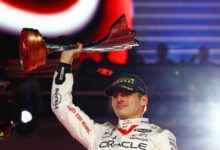 Минута отдыха Ферстаппен победил на Гран‑при Лас‑Вегаса, Перес на последнем круге уступил второе место Леклеру, но стал вице‑чемпионом Спорт 