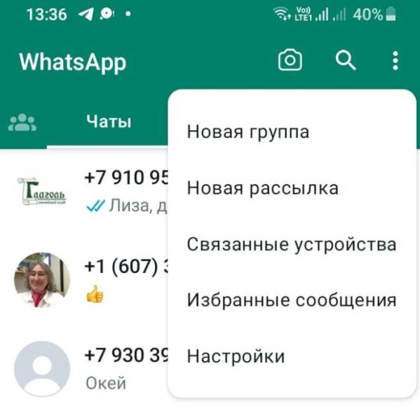 Минута отдыха Где найти связанные устройства WhatsApp в телефоне? Полезности  