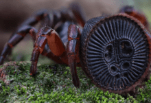 Минута отдыха Циклокосмия: паук с необычным рисунком на брюшке Интересное 