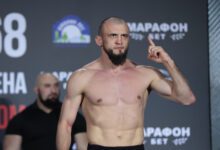 Минута отдыха Туменов нокаутировал Гаджидаудова и стал новым обладателем пояса ACA в полусреднем весе Спорт 