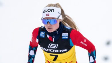 Минута отдыха Норвежская лыжница упала в обморок на этапе Кубка мира Спорт 