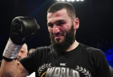 Минута отдыха Брутальный нокаут Бетербиева! Вышел с флагом России и поставил американца на колени Спорт 