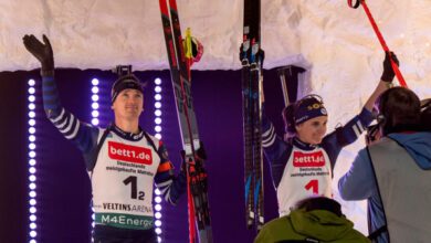 Минута отдыха Французские биатлонисты Симон и Клод второй год подряд выиграли Рождественскую гонку Спорт  Минута отдыха Французские биатлонисты Симон и Клод второй год подряд выиграли Рождественскую гонку Спорт