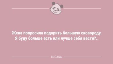 Минута отдыха Жена попросила подарить большую сковороду… (12 фото) Анекдоты 