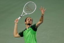 Минута отдыха Медведев обыграл Димитрова и вышел в 1/4 финала «Мастерса» в Индиан‑Уэллсе Спорт 