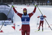 Минута отдыха Большунова наконец обогнали! Счастью Александра не было предела Спорт 