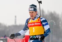 Минута отдыха Лучший биатлонист России провалился в финале Кубка. Промазал шесть раз и остался без медалей Спорт 