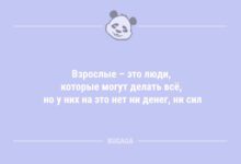 Минута отдыха Смешные анекдоты в начале недели: "Взрослые — это люди…" (9 фото) Анекдоты 