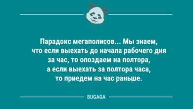 Минута отдыха Приколы и юмор в анекдотах: "Парадокс мегаполисов…" (8 фото) Анекдоты 