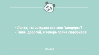 Минута отдыха Анекдоты для настроения: "Ленка, ты сожрала все мои "киндеры!" (8 фото) Анекдоты 