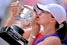 Минута отдыха Показательное унижение в финале «Ролан Гаррос». За соперницу Швентек стыдно Спорт 