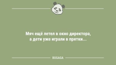 Минута отдыха Анекдоты для пятничного настроения: "Мяч ещё летел в окно директора…" (9 фото) Анекдоты 