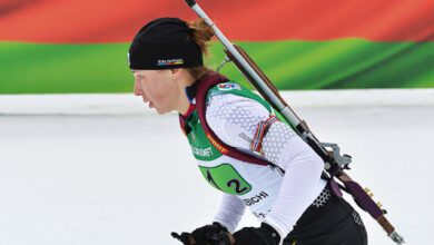 Минута отдыха Сбежавшая в Европу биатлонистка внезапно вернулась в Россию. Пристроить Наталью помог муж Спорт 