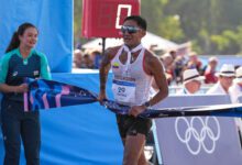 Минута отдыха Эквадорец Пинтадо стал первым победителем легкоатлетического турнира Олимпиады в Париже Спорт 