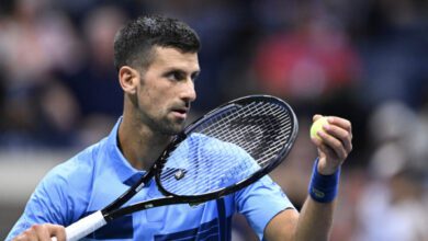 Минута отдыха Джокович вышел во второй круг US Open Спорт  Минута отдыха Джокович вышел во второй круг US Open Спорт