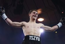 Минута отдыха Никита Цзю победил Мазудье в главном бою боксерского турнира в Сиднее Спорт 