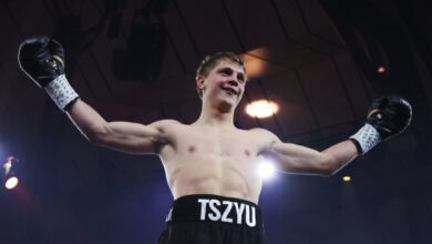 Минута отдыха Никита Цзю победил Мазудье в главном бою боксерского турнира в Сиднее Спорт 