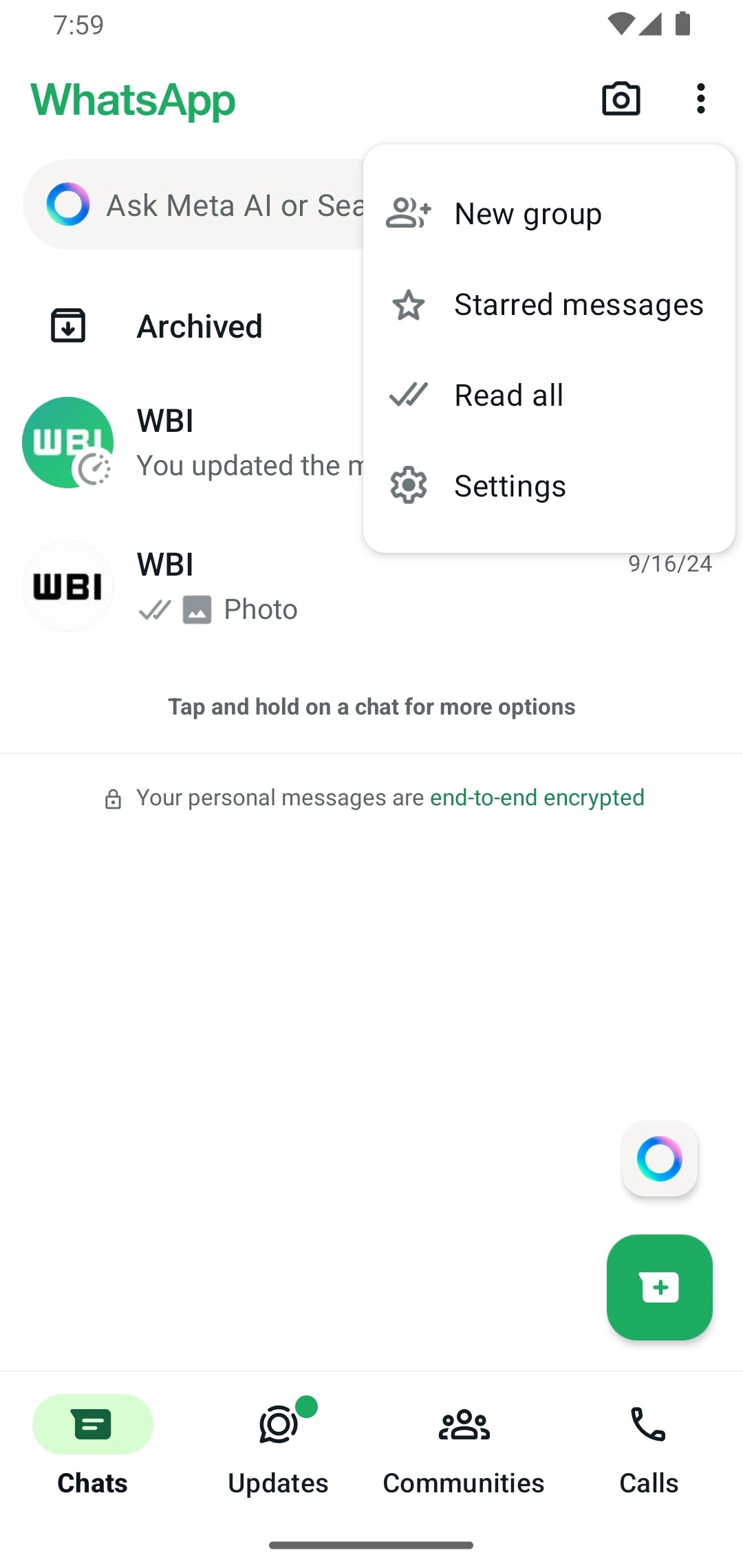 WhatsApp для Android наконец-то позволит читать все чаты в одно касание