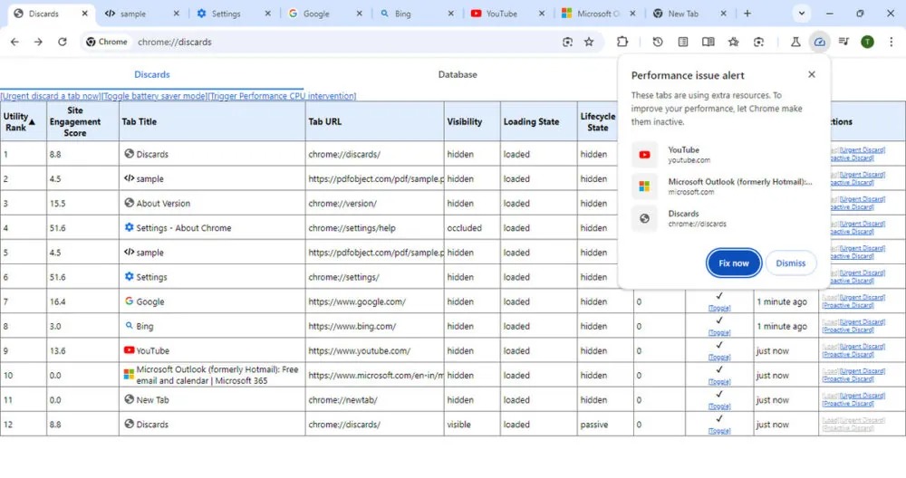 Chrome будет оповещать о прожорливых вкладках, которые тормозят его работу