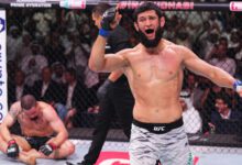 Минута отдыха Чимаев устроил в октагоне лютую жесть. Борз сломал лицо бывшему чемпиону UFC Спорт 