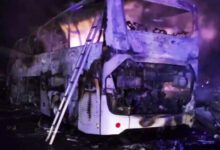 Минута отдыха Трагедия после матча в России. Автобус с фанатами выгорел дотла Спорт 