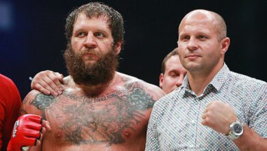 Минута отдыха Федор Емельяненко финишировал брата за несколько секунд. Александр нарочно сдал бой? Спорт 