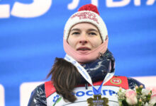 Минута отдыха Родившая лыжница разрывает всех на Кубке России. Соперницы беспомощны! Спорт 