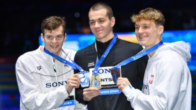 Минута отдыха Российская команда заняла второе место в медальном зачете ЧМ по плаванию на короткой воде в Будапеште Спорт 